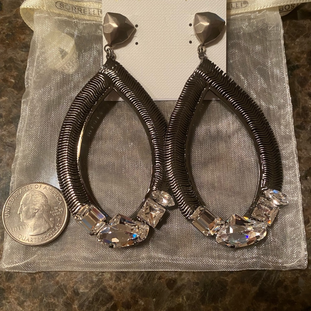 Sorrelli Gun Metal Earrings brand new never worn.
